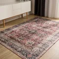 benuta Basic Waschbarer Teppich George - Multicolor 60x120 cm - Kunstfaser - Rechteckig & im Style: Vintage, Elegant, Retro - Pflegeleicht für Wohnzimmer Schlafzimmer