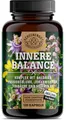 INNERE BALANCE® Johanniskraut Baldrian Passionsblume Kapseln hochdosiert - WICHTIG: Laborgeprüfter Komplex mit Hypericin, Hyperforin, Folsäure & Vitamin B12-120 Stk- SCHEUNENGUT®