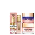 3tlg. Loreal Age Perfect Golden Age Tag | Nacht | Serum | Rosige Glow Creme