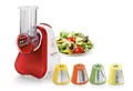 Moulinex Zerkleinerer DJ756G Fresh Express Plus, 150 W, Gemüseschneider, Gemüsehobel, 5 Einsätze inkl. Reiben