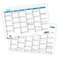 itenga Jahresplaner Kalender 2025 Tafelkalender Wandkalender DINA5 1Seite 6Monat