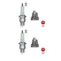 2x NGK 6222 Zündkerze