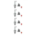 4x NGK 6222 Zündkerze