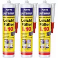 Pufas pufamur Fugen und Flächen Leichtfüller L10 3x310ml Spachtel Fugenfüller