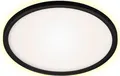 Di-Ka ultraflaches LED Panel Slim Ø 42 cm schwarz mit Backlight
