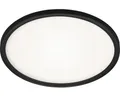 LED Deckenleuchte 22W 3000 lm 4000 K Ø 42 cm Slim schwarz + Backlight