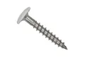 Twistec Fassadenschraube TWISTEC Trespo-Fassadenschrauben 4,8x38mm Verkehrsweiß RAL9016 100 St., Edelstahl A2, hohe UV-Beständigkeit