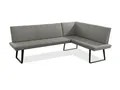 Niehoff Möbel Outdoor Niehoff Elba Eckbank links 235x170cm, Bezug Alpine grau, Gestell Stahl anthrazit 4061341414167