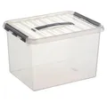 Sunware Archivcontainer Q-line Aufbewahrungsbox 22,0 l transparent 40,0 x 30,0 x 26,0 cm