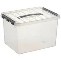Aufbewahrungsbox 22l 300 x 400 x 260mm transparent helit H61604