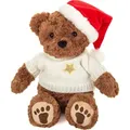 Teddy Hermann Weihnachtsteddybär mit Pullover 30 cm Plüschteddybär