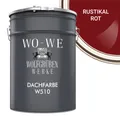 Dachfarbe Sockelfarbe Dachbeschichtung W510 Rustikalrot - 10L