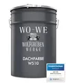Dachfarbe Sockelfarbe Dachbeschichtung Dachziegel W510 Rot Rustikalrot - 10L