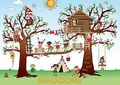 10 Einladungskarten KLETTERPARK/Einladungen zum Kindergeburtstag in den
