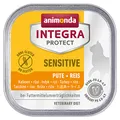 animonda INTEGRA PROTECT Katzenfutter nass Sensitive Pute + Reis (16 x 100g), vom Tierarzt empfohlen bei Futtermittelallergie, mit Veterinären entwickeltes Diätalleinfutter für erwachsene Katzen