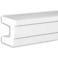PROFHOME 434101 Architrav Fassadenprofil Stuckleiste Außenstuck 2 m 200 cm x 10,9 cm x 11,2 cm Weiß