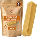 Wildfang® Yak-Käse Kauspielzeug Hund, Groß (ca. 101 g) für Hunde 25–45 kg – Zahnpflege-Stick, Hart wie Himalaya Yak-Käse, Churpi-Stil Käse-Sticks, Hundeleckerli & Welpen-Training, 1er Pack