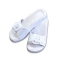 MEDOSAN Massage-Pantolette | weiß | Größe 36 | unisex | mit Massagenoppen | für Sauna und Nassbereich