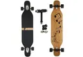 FunTomia Longboard Camber Ahornholz Longboard in 3 Flex Stufen + T-Tool, Camber Twin Tip