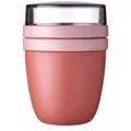 Mepal Lunchbox Ellipse 2tlg. Kunststoff Mauve M (Medium)