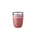 Mepal B.V. Niederl. Deutschland Mepal Ellipse Lunch Pot, 200 ml + 500 ml, Dicht verschlossener Müslibecher für verschiedene Speisen, Farbe: vivid mauve 107648078700