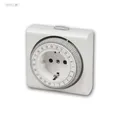 Zeitschaltuhr kompakt, analog, Schaltuhr, Zeituhr mechanisch 3680W Steckdose 24h