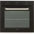Telefunken Backofen Einbaugerät | Einbaubackofen ohne Kochfeld | Ofen autark mit 73 Liter Volumen | 60 cm | B-OV-75-A-I - Schwarz