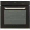 Telefunken Einbaubackofen,, Schwarz, Metall, 59.5x59.5x57.5 cm, Vollglas-Innentür, Backofenbeleuchtung, Timerfunktion, Digitaldisplay, umfangreiches Zubehör erhältlich, Küchengeräte, Küchenelektrogeräte, Backöfen, Einbaubacköfen