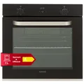 Telefunken Backofen Autark Einbaubackofen 60 cm Ofen Herd Einbau Edelstahl Oven