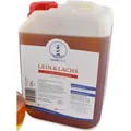 Leinöl & Lachsöl 2,5L Kanister, Barföl-Mischung für Hunde & Katzen– Omega 3, 6 und 9 – Ohne Zusätze Perfekt zum Barfen