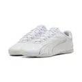 PUMA Damen Catch Soleil Sneakers 37, White Silver Feather Gray Metallic