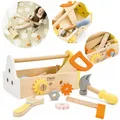 Classic World Holz Werkzeugkasten Spielzeug Set für Kinder 18-teilig
