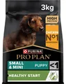 Pro Plan Small und Mini Puppy Healthy Start, Welpenfutter trocken, reich an Huhn, 1er Pack (1 x 3 kg)