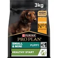 Pro Plan Small und Mini Puppy Healthy Start, Welpenfutter trocken, reich an Huhn, 1er Pack (1 x 3 kg)