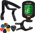 MOREYES Stimmgerät für Chromatic, Gitarre, Bass, Violine, Ukulele, + Kapodaster