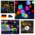 Solar Lichterkette 50 LED 7 Meter Außen 8 Modi