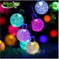 Solar Lichterkette 50 LED 7 Meter Außen 8 Modi
