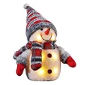 Bambelaa! Weihnachtsfigur Bambelaa! Dekorativer Schneemann beleuchtet mit 6 warmweißen LED's