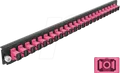 DELOCK 43355 - 19'' Spleißbox Frontblende, 24 Port, SC Simplex, violett