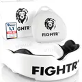 FIGHTR® Premium Mundschutz - ideale Atmung & leicht Anpassbar | Sport Zahnschutz für Boxen, MMA, Muay Thai, Hockey & Kampfsport | inkl. Hygiene Box