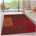 OTTO home Teppich Bennet, rechteckig, Höhe: 7 mm, Vintage Design, flach, Kurzflor, weich, pflegeleicht, elegant braun 160 cm x 230 cm x 7 mm