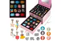 COIL Schmuckset Kinderschmuck, Perlen zum Auffädeln, Selbstbausatz, DIY (32-tlg), Kreativset, Charm Set, Armband, Kette, Haarschmuck