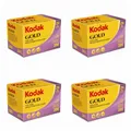 4 x Kodak Gold 200 135/24 Farbbildfilme Mindesthaltbarkeit Mai 2028