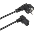 Maclean MCTV-854 - Netzkabel, gewinkelt, 3-polig, EU-Stecker, 3m (3 m) (MCTV-854)