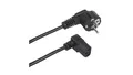 Kabel zasilający Maclean, kątowy, 3 pin, wtyk EU, 3m, MCTV-854