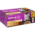 WHISKAS Katzen-Nassfutter "Pure Delight", 40 x 85 g, Geflügel Ragout in Gelee - lila