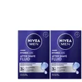 2x100ml NIVEA MEN After Shave Fluid Hydrocare Sofortige Feuchtigkeit & Aloe Vera