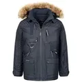 Geographical Norway Winterjacke Herren Winterjacke Parka mit Kapuze H-356 XL