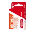 elmex Interdentalbürste rot (Größe 2, 0,50mm), 1 x 8 Stück - Interdentalbürsten für die Reinigung kleiner Zahnzwischenräume