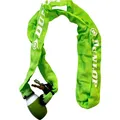 Dunlop bicycle chain lock 120 cm (green) (120 cm) (8711252416984GREEN)